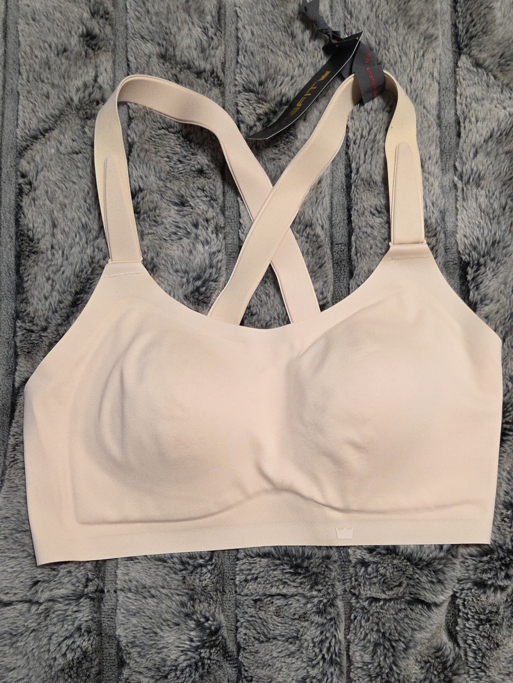SHEFIT Light Beige Crisscross Athletic Bralette